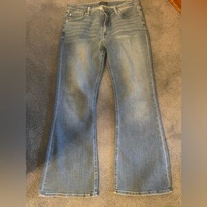 Quince Luna Stretch flare Jeans in seaside blue  size 31